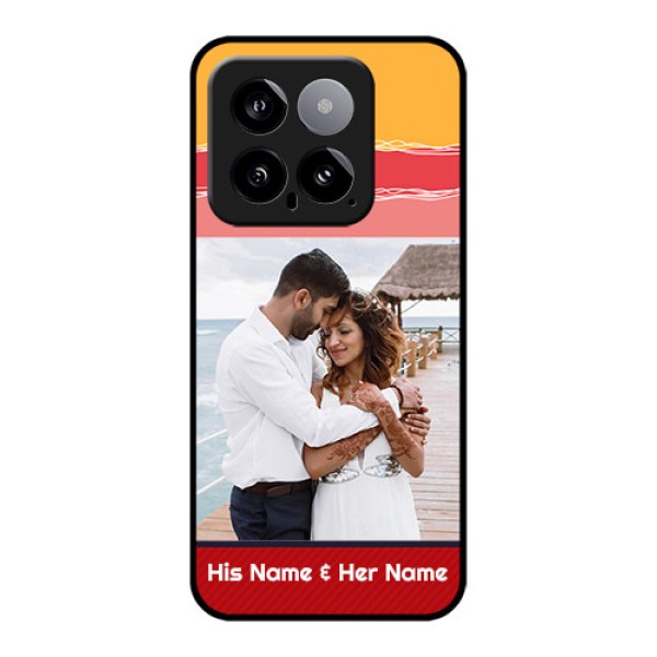 Xiaomi 14 5G Custom Glass Phone Case - Colorful Case Design