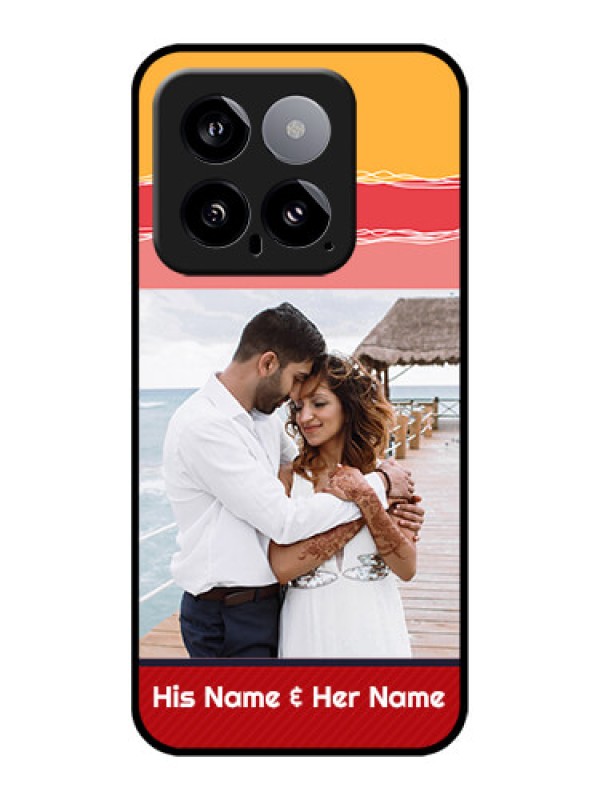 Custom Xiaomi 14 5G Custom Glass Phone Case - Colorful Case Design