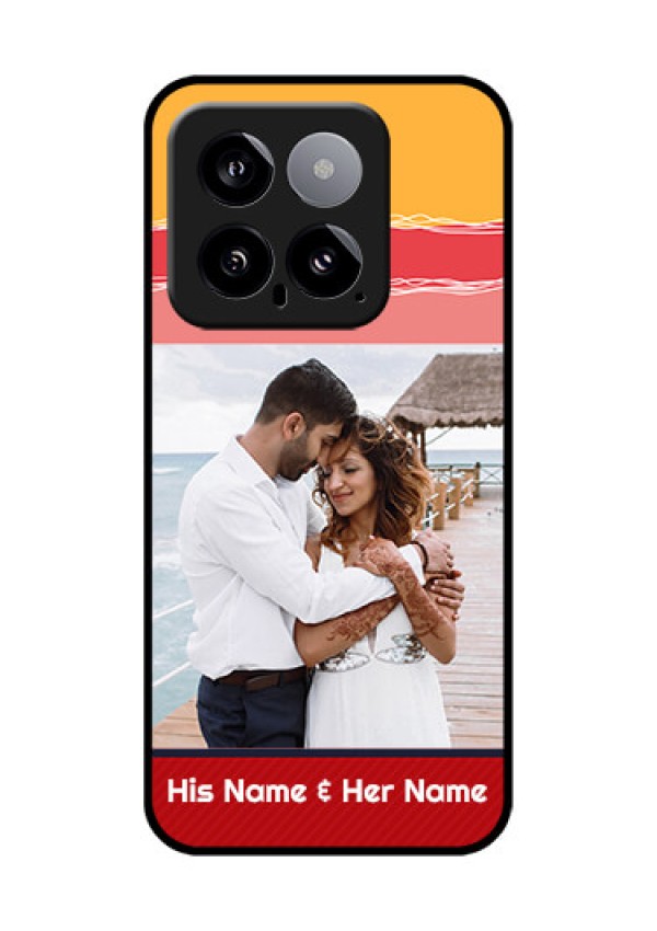 Xiaomi 14 5G Custom Glass Phone Case - Colorful Case Design