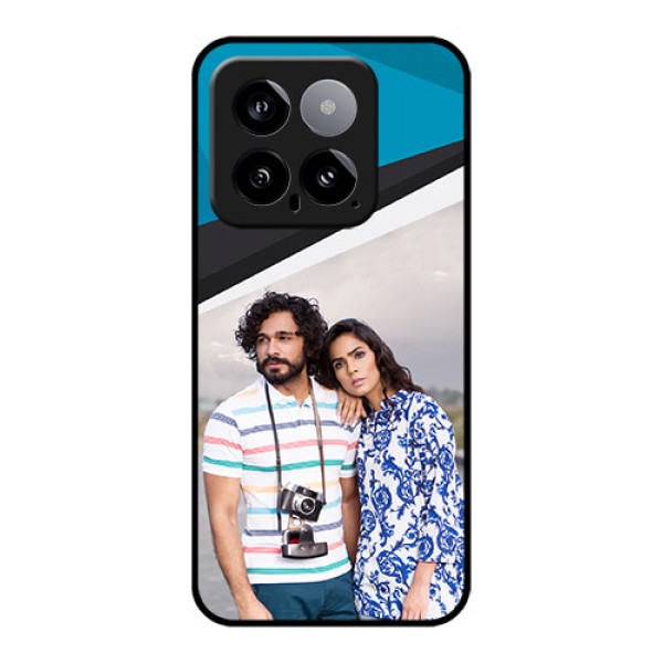 Xiaomi 14 5G Custom Glass Phone Case - Simple Pattern Photo Upload Design Xiaomi 14 5G Custom Glass Phone Case - Simple Pattern Photo Upload Design