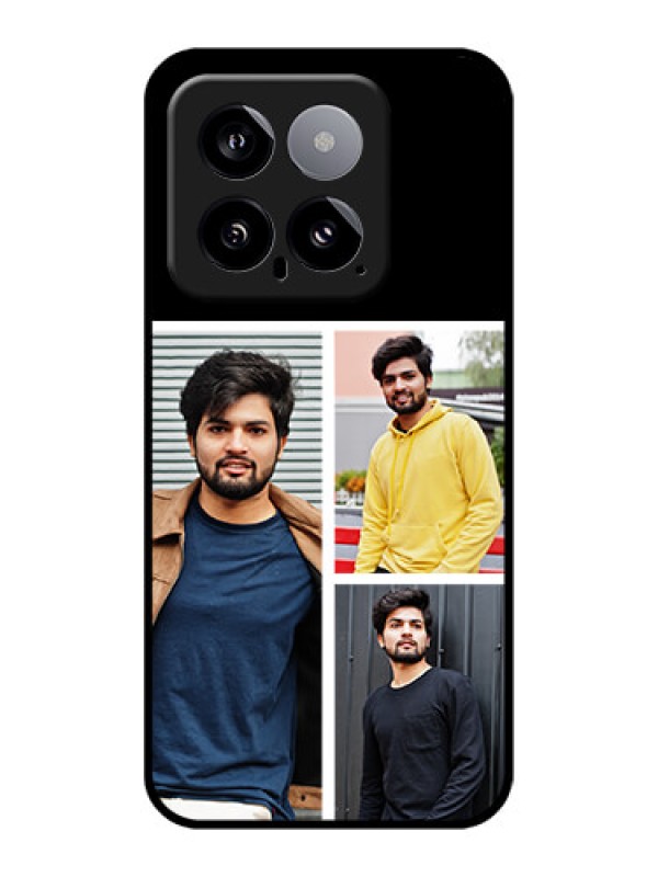 Custom Xiaomi 14 5G Custom Glass Phone Case - Upload Multiple Picture Design
