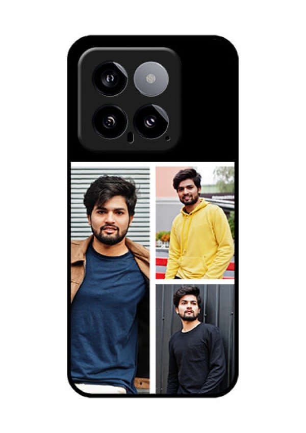 Xiaomi 14 5G Custom Glass Phone Case - Upload Multiple Picture Design