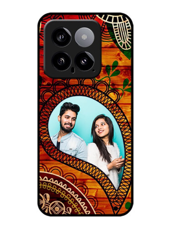 Custom Xiaomi 14 5G Custom Glass Phone Case - Abstract Colorful Design