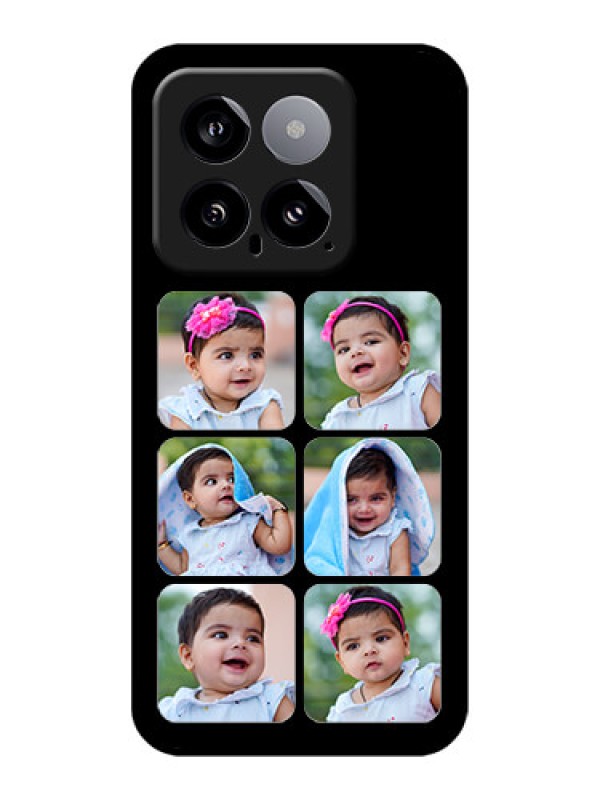 Custom Xiaomi 14 5G Custom Glass Phone Case - Multiple Pictures Design