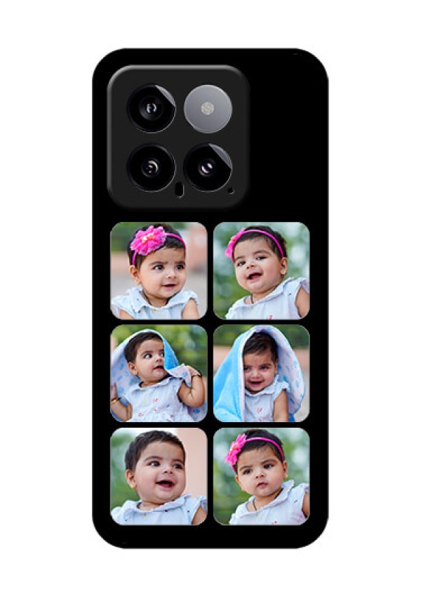 Xiaomi 14 5G Custom Glass Phone Case - Multiple Pictures Design