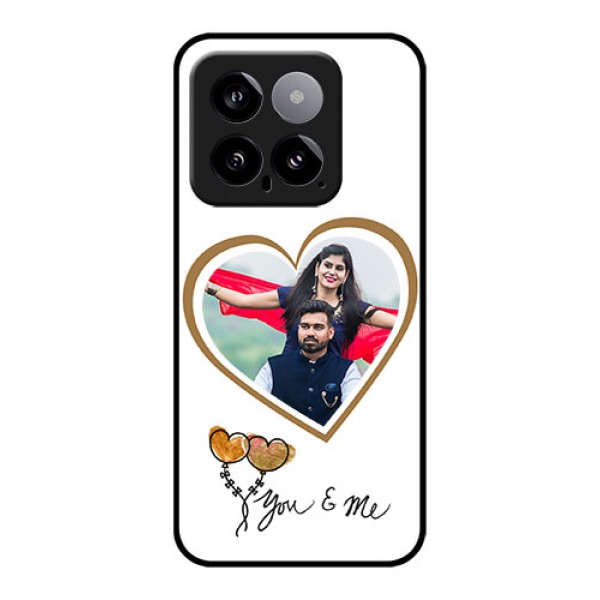 Xiaomi 14 5G Custom Glass Phone Case - You & Me Design