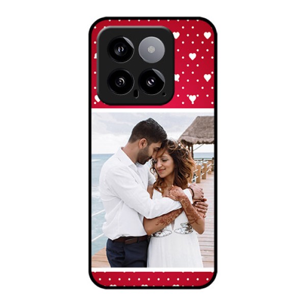 Xiaomi 14 5G Custom Glass Phone Case - Hearts Mobile Case Design Xiaomi 14 5G Custom Glass Phone Case - Hearts Mobile Case Design