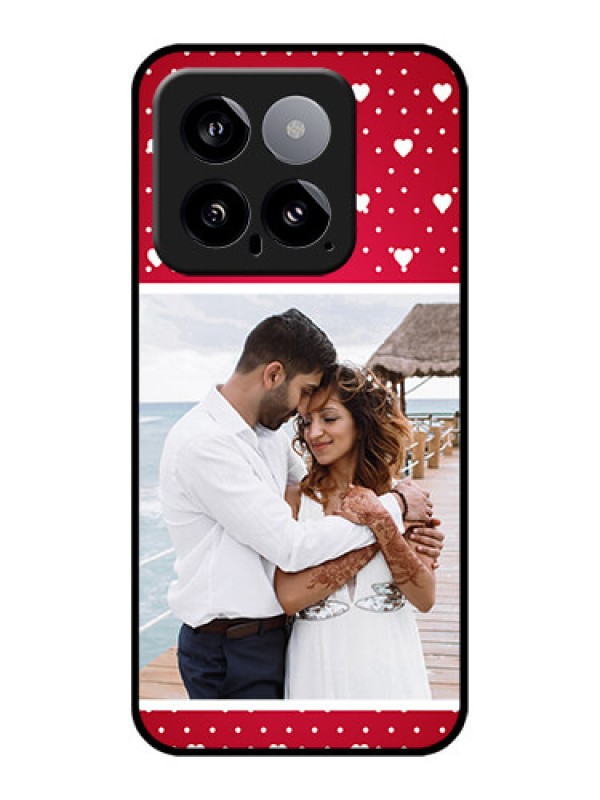 Custom Xiaomi 14 5G Custom Glass Phone Case - Hearts Mobile Case Design