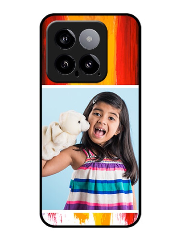 Custom Xiaomi 14 5G Custom Glass Phone Case - Multi Color Design