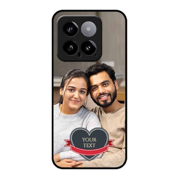 Xiaomi 14 5G Custom Glass Phone Case - Just Married Couple Design Xiaomi 14 5G Custom Glass Phone Case - Just Married Couple Design