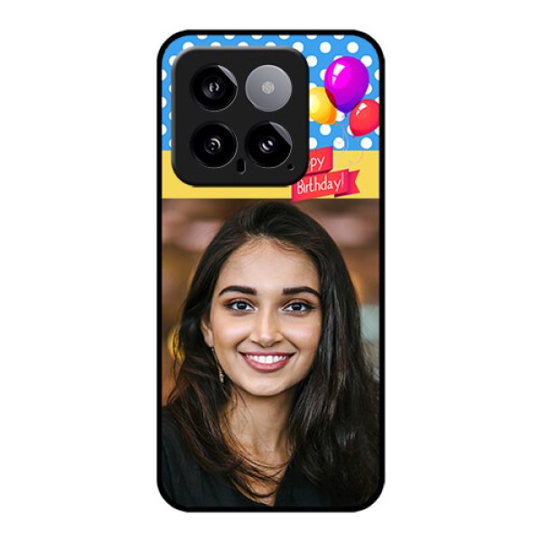 Xiaomi 14 5G Custom Glass Phone Case - Happy Birthday Design