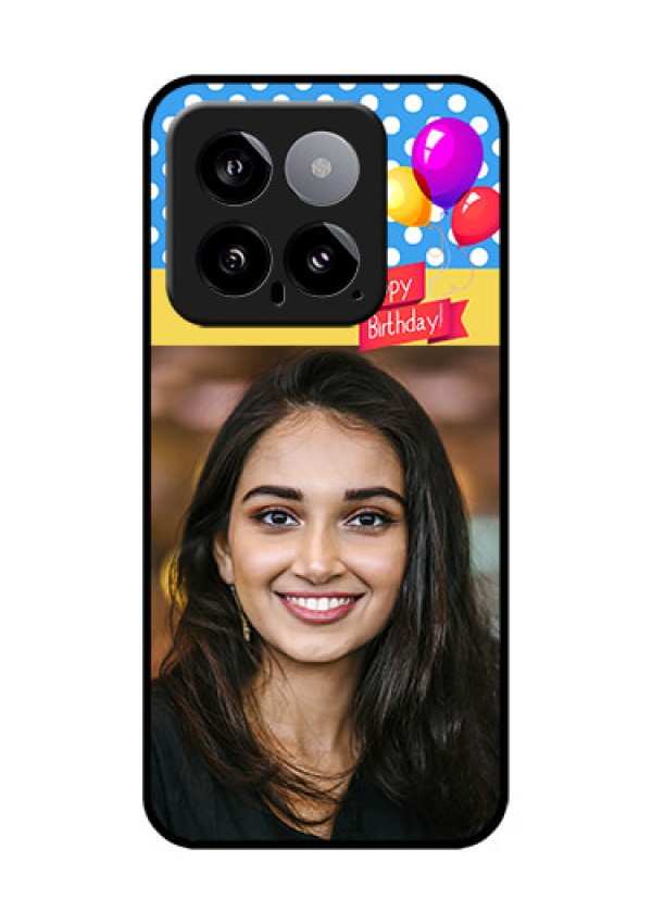 Xiaomi 14 5G Custom Glass Phone Case - Happy Birthday Design