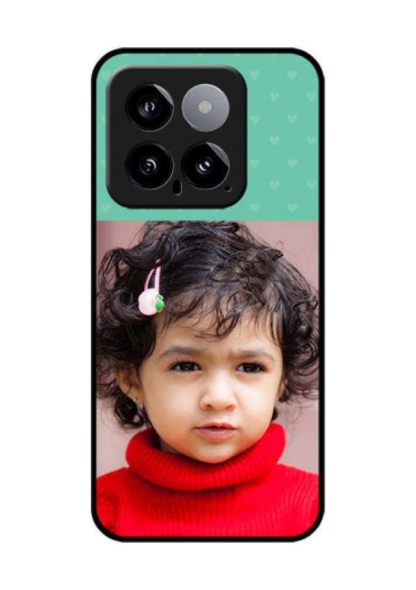 Xiaomi 14 5G Custom Glass Phone Case - Lovers Picture Design