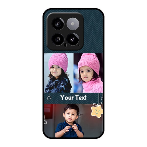 Xiaomi 14 5G Custom Glass Phone Case - Hanging Stars Design