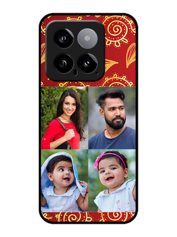 Custom Xiaomi 14 5G Custom Glass Phone Case - 4 Image Traditional Design