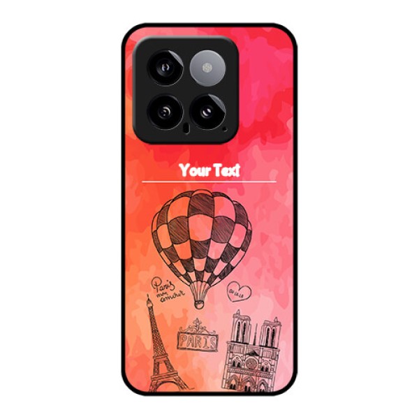 Xiaomi 14 5G Custom Glass Phone Case - Paris Theme Design