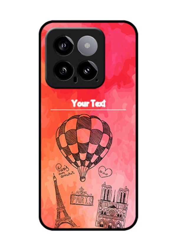 Xiaomi 14 5G Custom Glass Phone Case - Paris Theme Design
