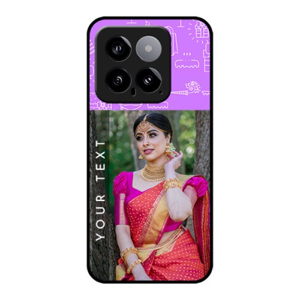 Xiaomi 14 5G Custom Glass Phone Case - Birthday Icons Design Xiaomi 14 5G Custom Glass Phone Case - Birthday Icons Design