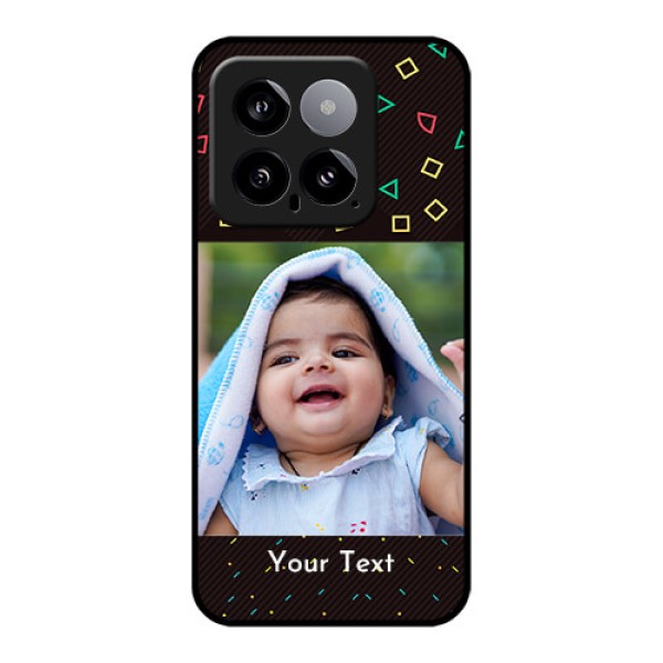Xiaomi 14 5G Custom Glass Phone Case - With Confetti Birthday Design Xiaomi 14 5G Custom Glass Phone Case - With Confetti Birthday Design