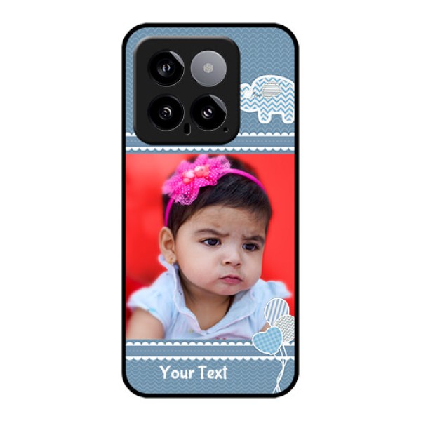 Xiaomi 14 5G Custom Glass Phone Case - With Kids Pattern Design