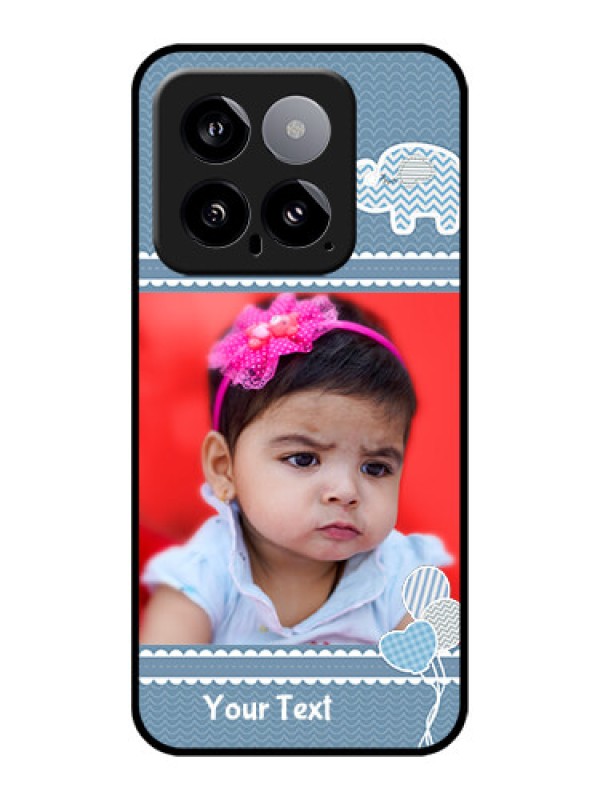 Custom Xiaomi 14 5G Custom Glass Phone Case - With Kids Pattern Design