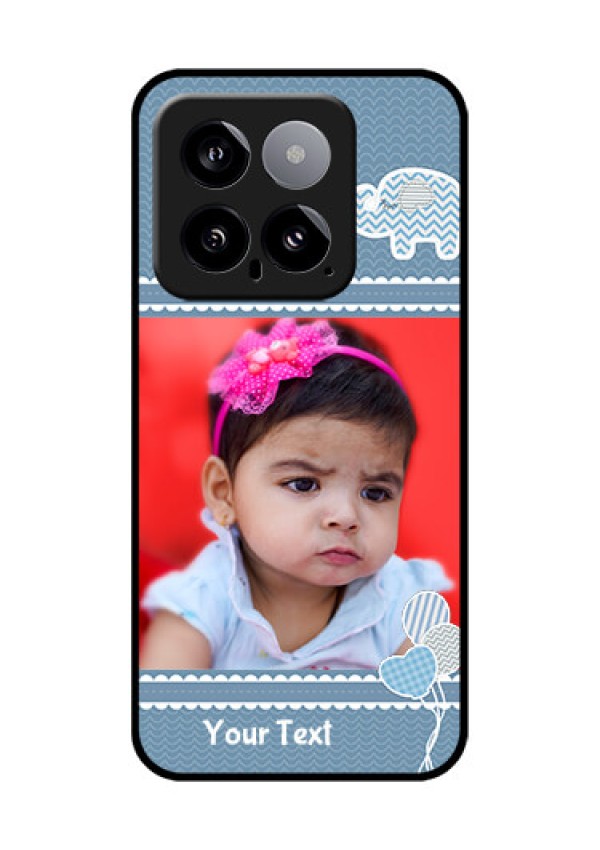 Xiaomi 14 5G Custom Glass Phone Case - With Kids Pattern Design