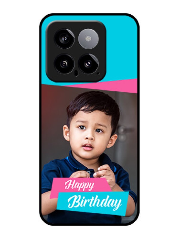 Custom Xiaomi 14 5G Custom Glass Phone Case - Image Holder With 2 Color Design