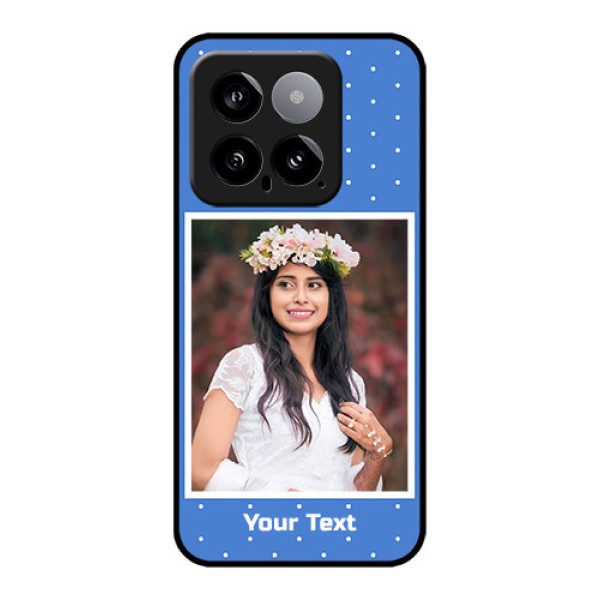 Xiaomi 14 5G Custom Glass Phone Case - Polka Dots Design