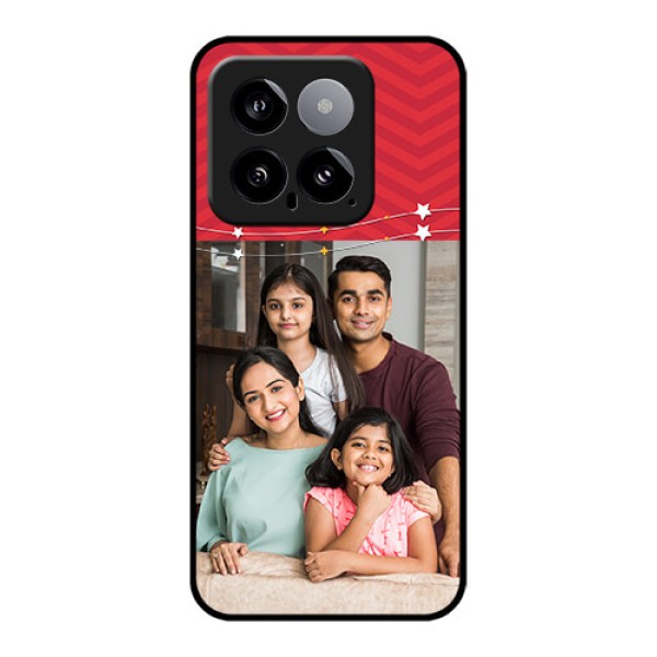Xiaomi 14 5G Custom Glass Phone Case - Happy Family Design Xiaomi 14 5G Custom Glass Phone Case - Happy Family Design