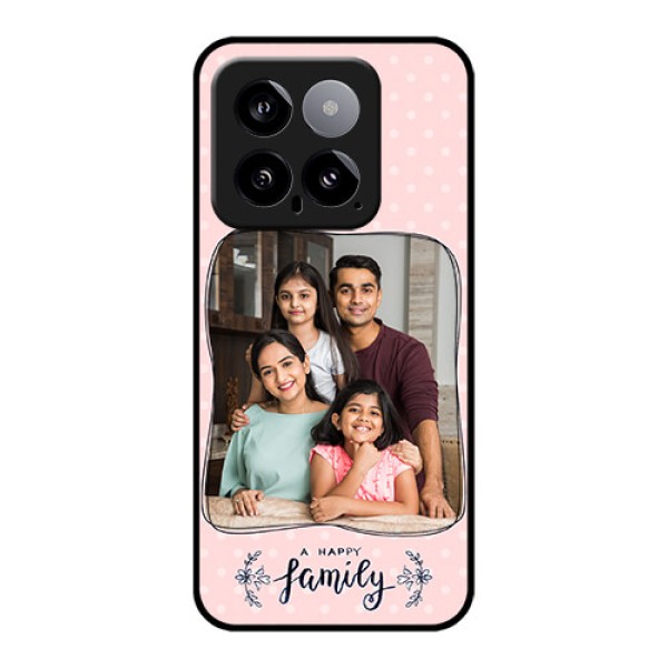 Xiaomi 14 5G Custom Glass Phone Case - Family With Dots Design