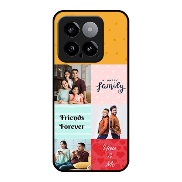 Xiaomi 14 5G Custom Glass Phone Case - Images With Quotes Design