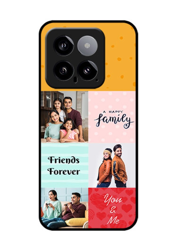 Xiaomi 14 5G Custom Glass Phone Case - Images With Quotes Design