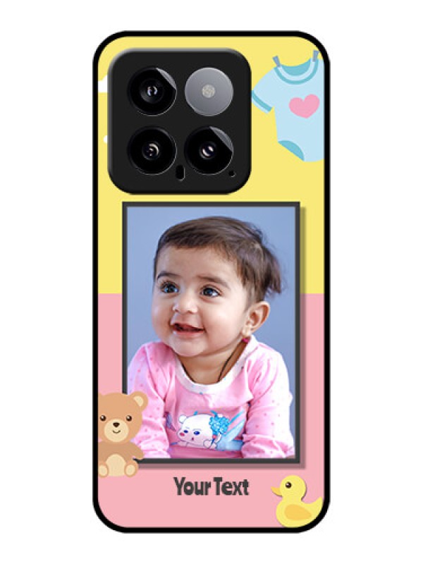 Custom Xiaomi 14 5G Custom Glass Phone Case - Kids 2 Color Design