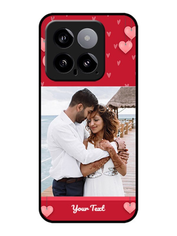 Custom Xiaomi 14 5G Custom Glass Phone Case - Valentines Day Design