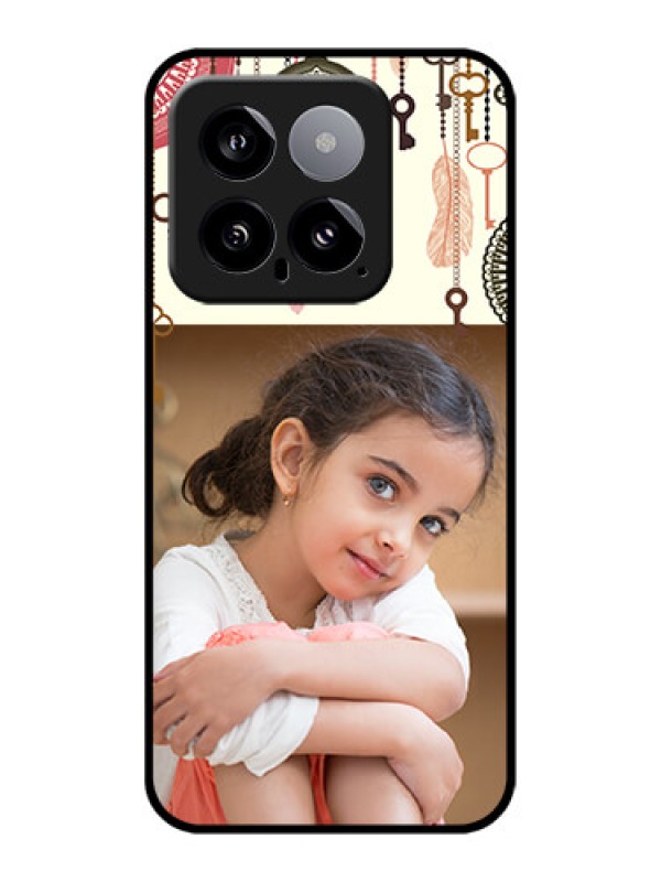 Custom Xiaomi 14 5G Custom Glass Phone Case - Boho Style Design