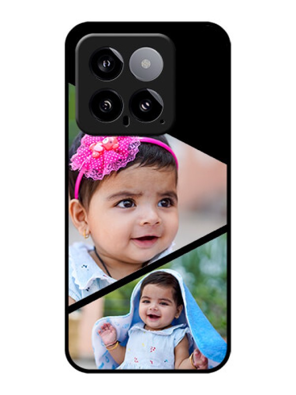 Custom Xiaomi 14 5G Custom Glass Phone Case - Semi Cut Design