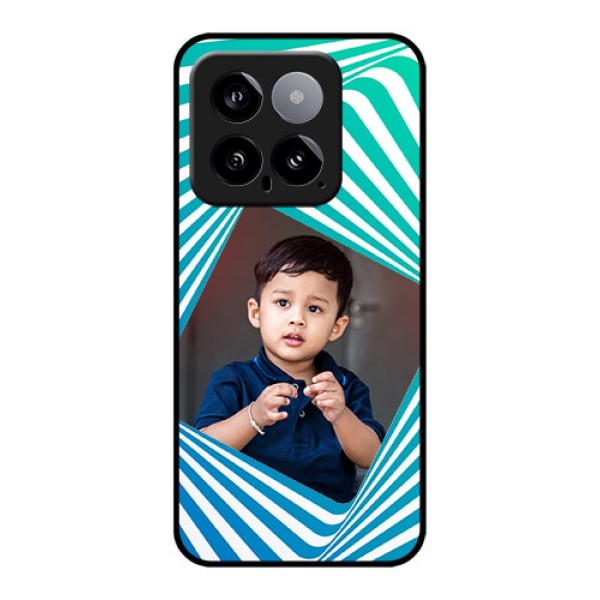 Xiaomi 14 5G Custom Glass Phone Case - Abstract Spiral Design Xiaomi 14 5G Custom Glass Phone Case - Abstract Spiral Design