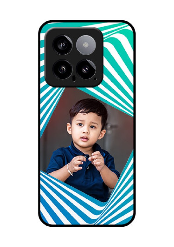Xiaomi 14 5G Custom Glass Phone Case - Abstract Spiral Design