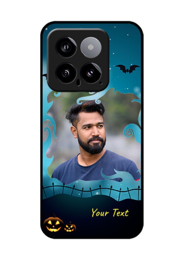 Xiaomi 14 5G Custom Glass Phone Case - Halloween Frame Design