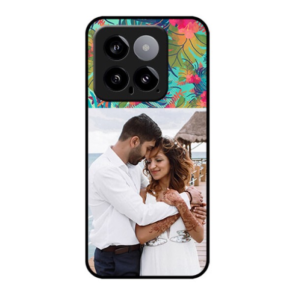 Xiaomi 14 5G Custom Glass Phone Case - Watercolor Floral Design Xiaomi 14 5G Custom Glass Phone Case - Watercolor Floral Design