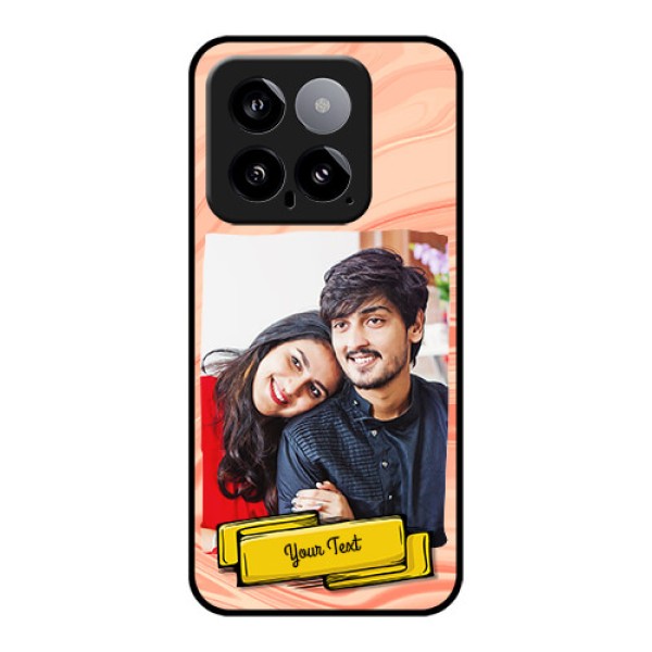 Xiaomi 14 5G Custom Glass Phone Case - Marble Texture Design
