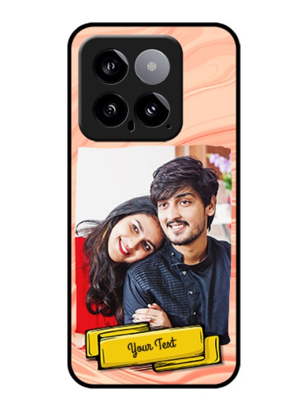 Custom Xiaomi 14 5G Custom Glass Phone Case - Marble Texture Design