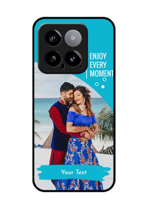 Xiaomi 14 5G Custom Glass Phone Case - Happy Moment Design