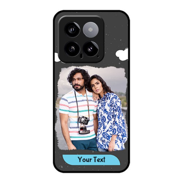 Xiaomi 14 5G Custom Glass Phone Case - Splashes With Love Doodles Design Xiaomi 14 5G Custom Glass Phone Case - Splashes With Love Doodles Design