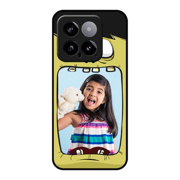 Xiaomi 14 5G Custom Glass Phone Case - Cartoon Monster Back Case Design Xiaomi 14 5G Custom Glass Phone Case - Cartoon Monster Back Case Design