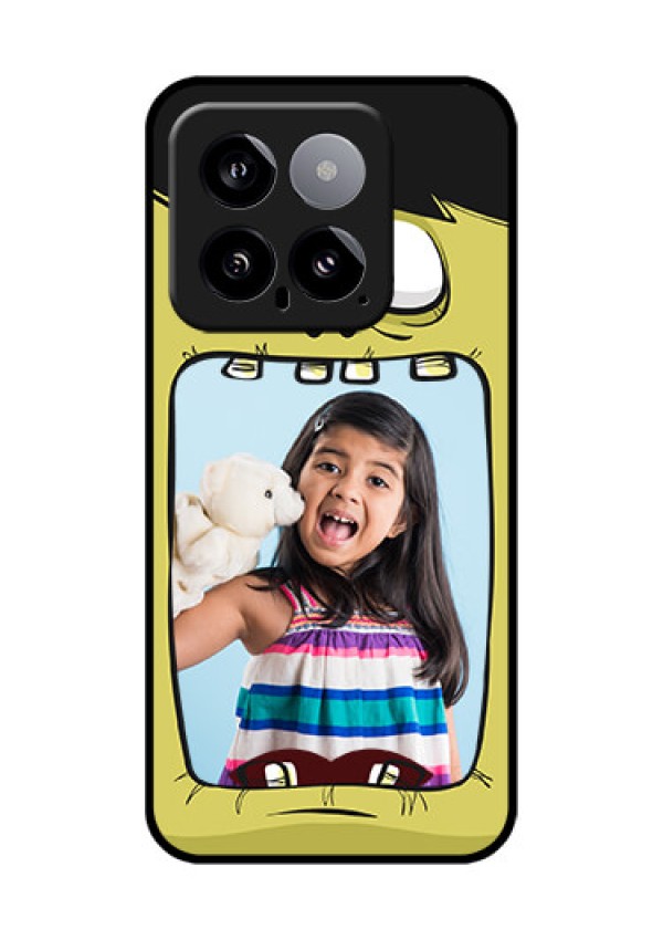 Xiaomi 14 5G Custom Glass Phone Case - Cartoon Monster Back Case Design