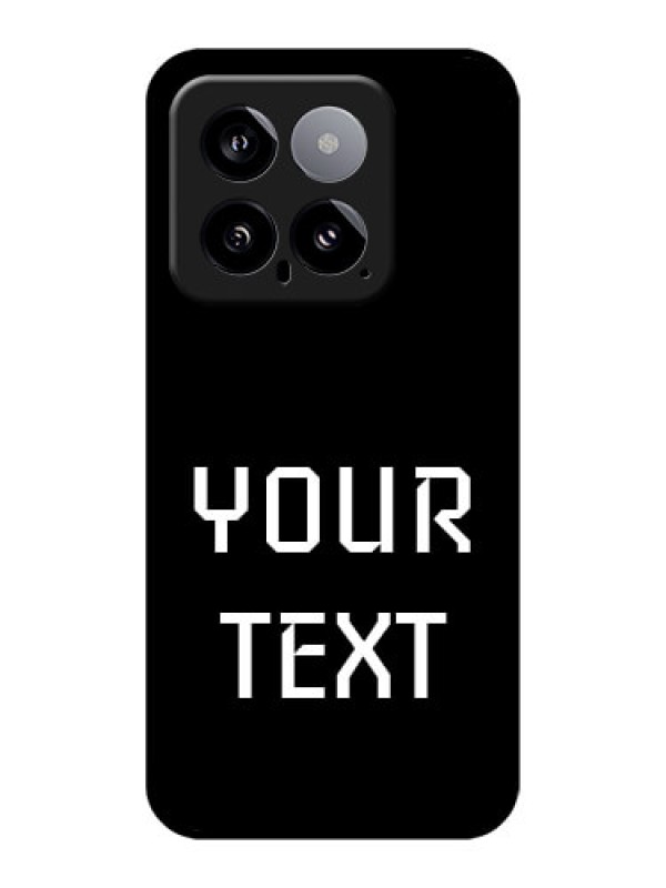 Custom Xiaomi 14 5G Custom Glass Phone Case - Your Name Design