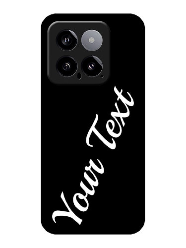 Custom Xiaomi 14 5G Custom Glass Phone Case - With Your Name Design