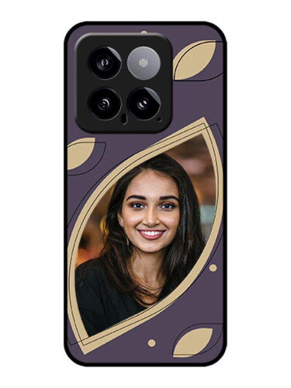 Custom Xiaomi 14 5G Custom Glass Phone Case - Falling Leaf Design