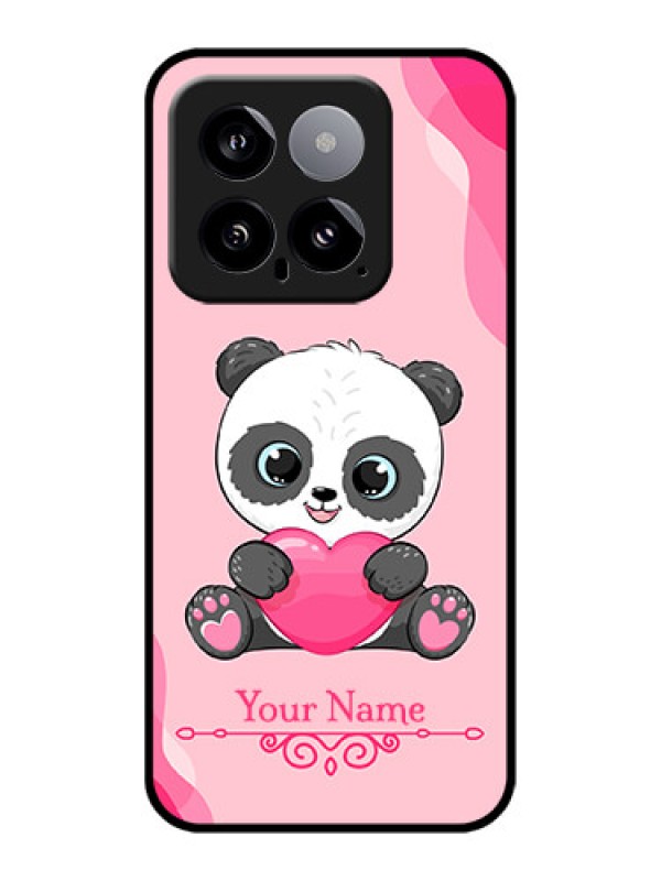 Custom Xiaomi 14 5G Custom Glass Phone Case - Cute Panda Design
